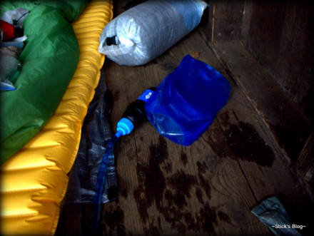 Platy drinking tube with Squeeze inline