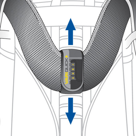 Variquick adjustable shoulder harness