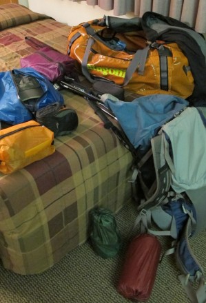 I hear you regarding what to do "when the bag isn't quite full" (see my review below).  My son and I both felt that the 90L was simply too big and, more often than not, there would be too much extra room inside.  We eventually chose 60L duffels as the size that would get used more often because it would be "right-filled" more often.  Patagonia's Black Hole Duffels are so nice that I would buy one of each size (one for every occasion) if I could afford 'em.  I can't, and eventually sold my 90L to buy a 60. <br/>  <br/> Pic below shows my former 90L during hotel room pre-trip gear sort (it WAS really nice to throw boots, tent, clothes, trekking poles, gear stuff sacks, etc. into this baby and have no worries about having enough room).