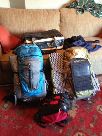 all packed up ready to go