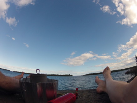 Tea on Isle Royale.