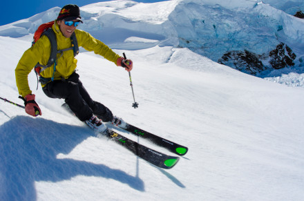 Kastle TX97 in action on Mt. Baker