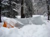 In use with a tent