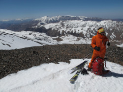 Salomon Czars ski touring in Morocco