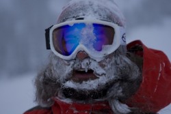 Smith Turbo Fan Goggle is a must.