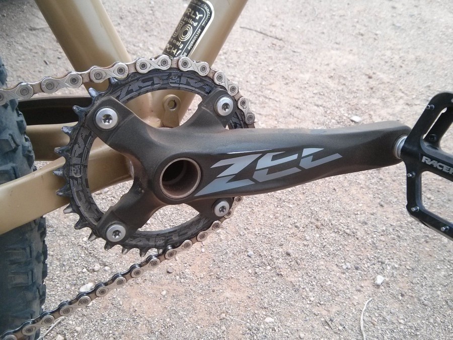 shimano zee 10 speed chainset