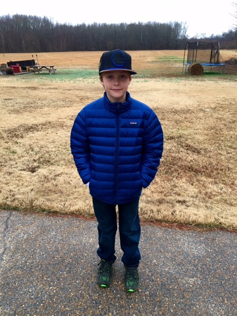 patagonia down sweater jacket boys