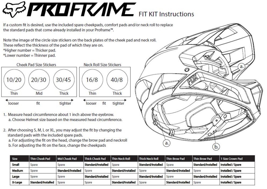 Fox Racing Proframe Helmet Competitive Cyclist