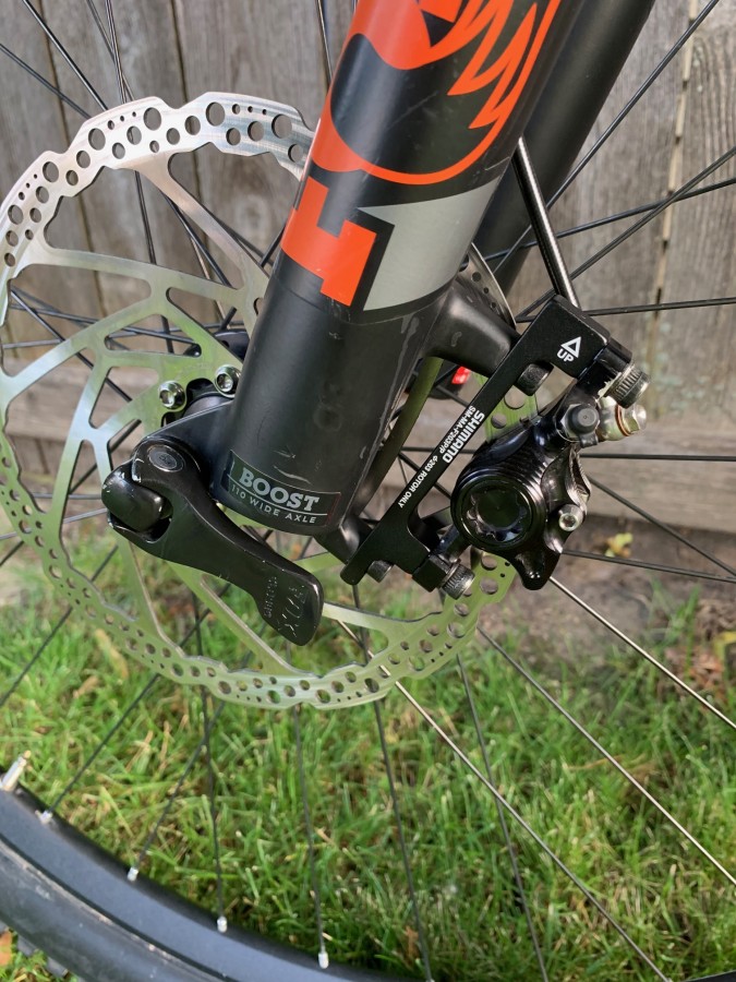 bicycle disc brake adapter