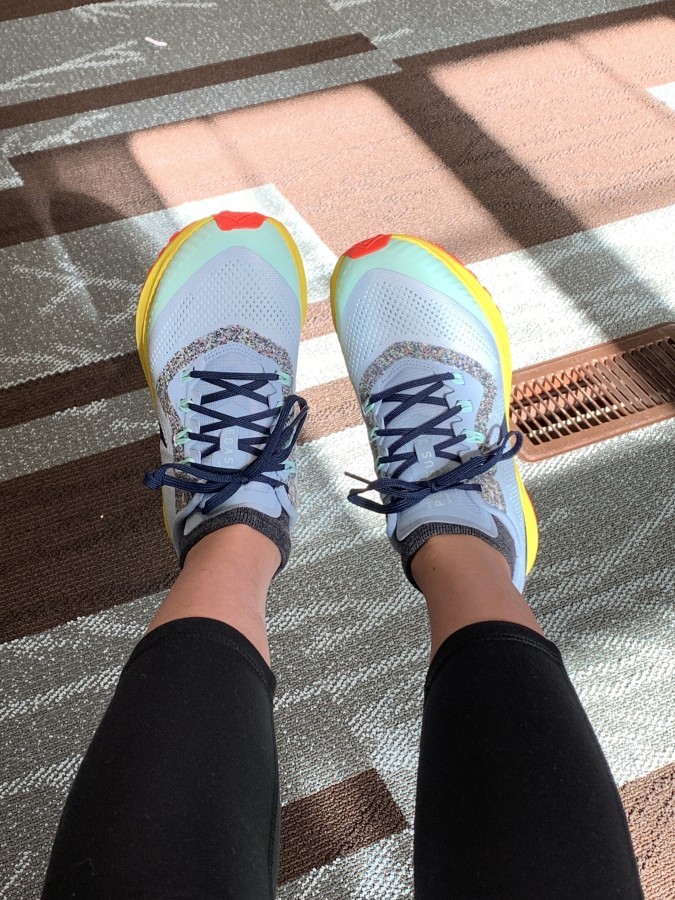 nike air zoom pegasus 36 trail on feet